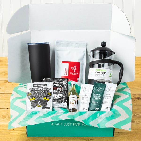 French Press Coffee Gift Box, Coffee Lover Gift Set, French Press