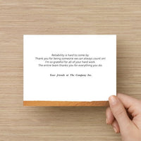 Gold Embossed Greeting Card