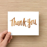 Gold Embossed Greeting Card