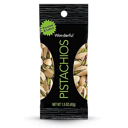 2 Pack Wonderful Pistachios, Roasted and Salted