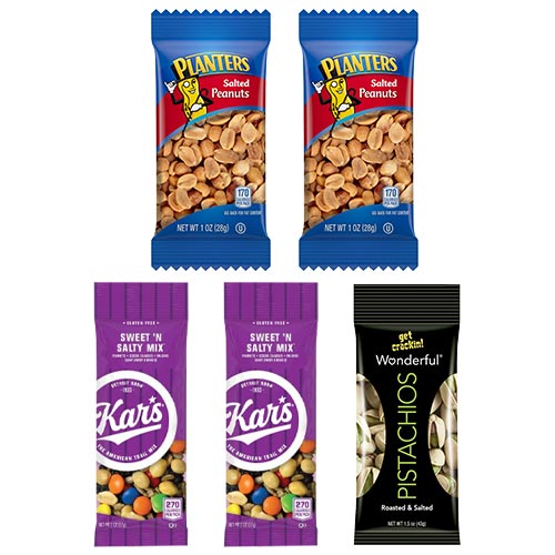 5-Piece Trail Mix & Nuts Combo